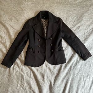 H & M Black blazer/jacket